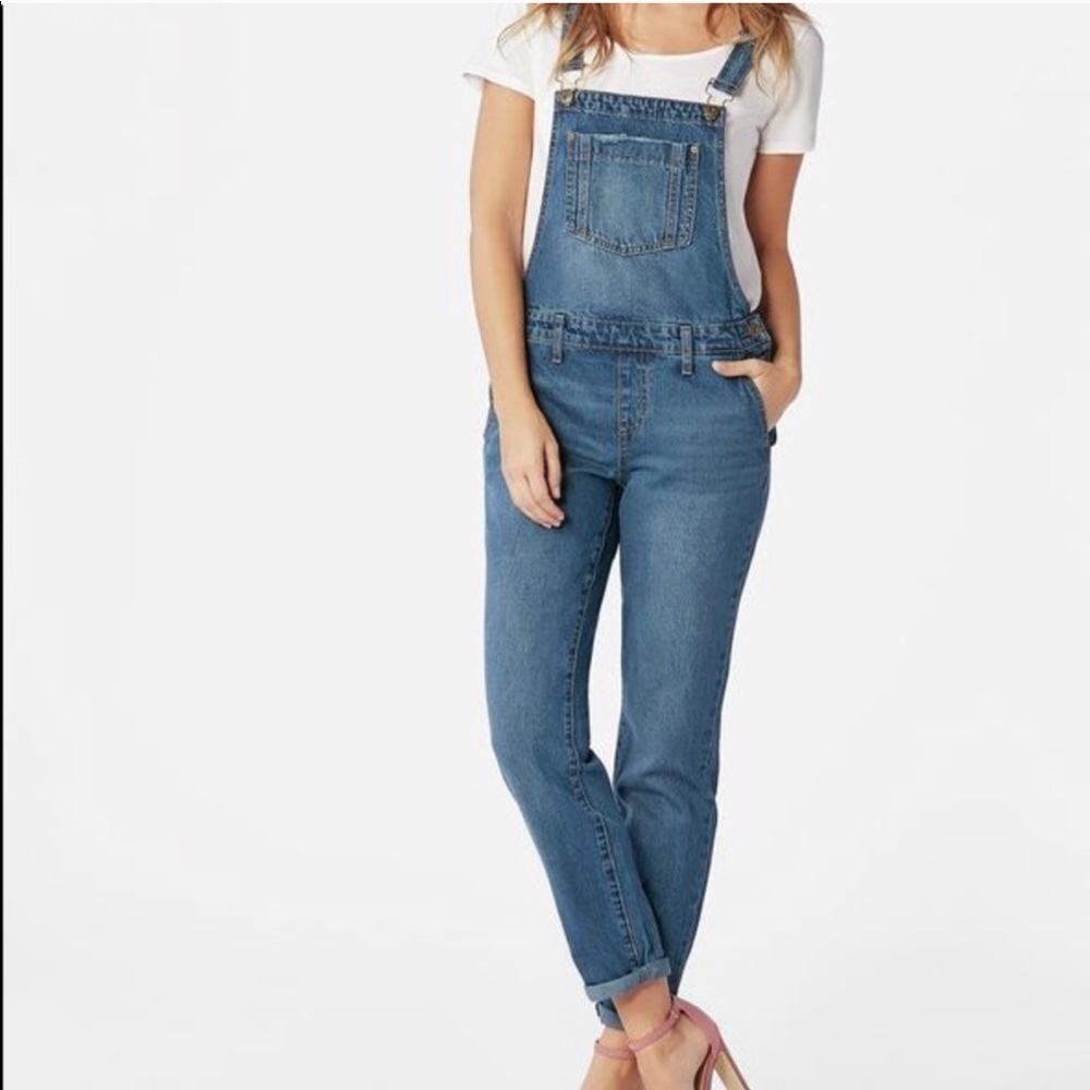NWT! Just Fab Denim Overalls